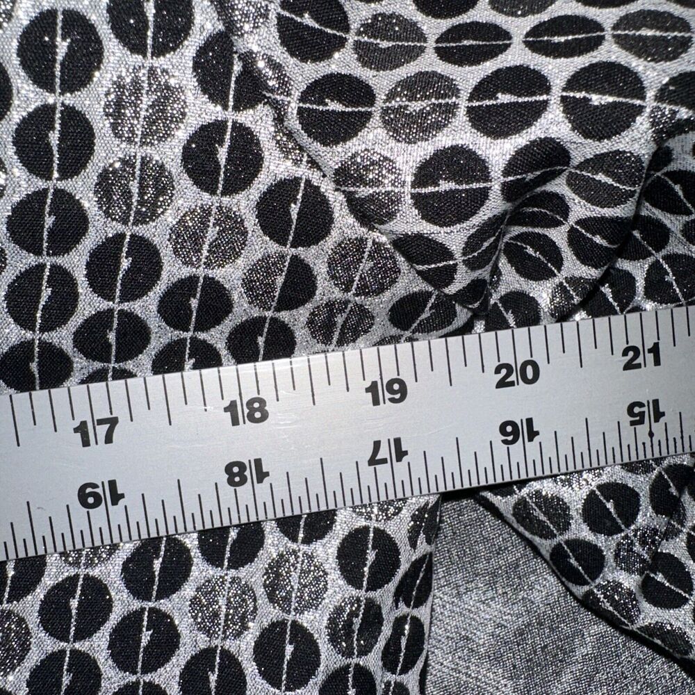 PETER NYGARD WOMEN BLACK & WHITE PATTERN Single Button BLAZER SZ 10 - Picture 7 of 8